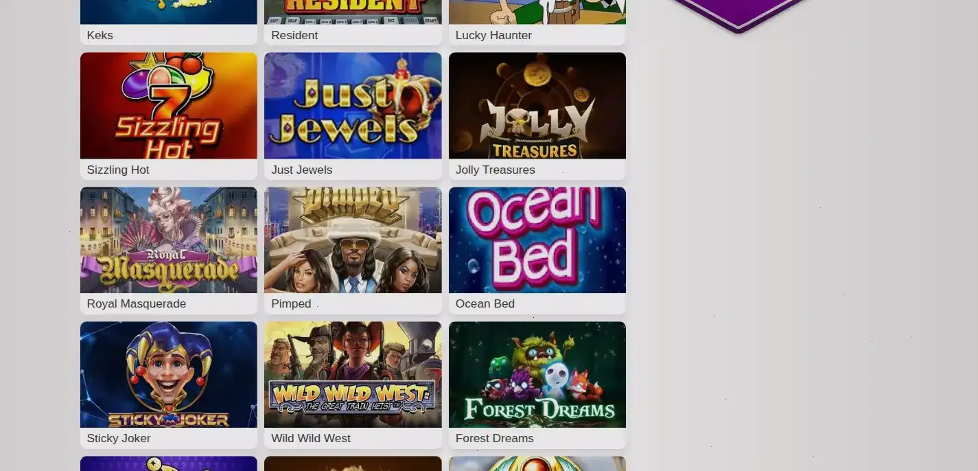 Мобильный интерфейс Avocado casino на экране смартфона